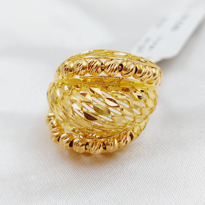 21K Gold Fancy Ring by Saeed Jewelry - Image 4