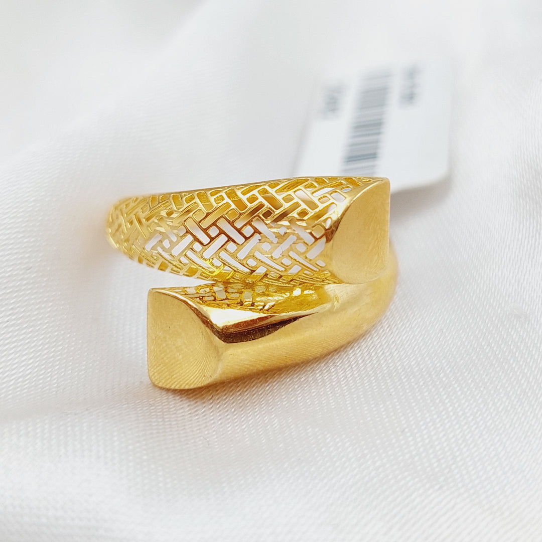 21K Gold Fancy Ring by Saeed Jewelry - Image 1