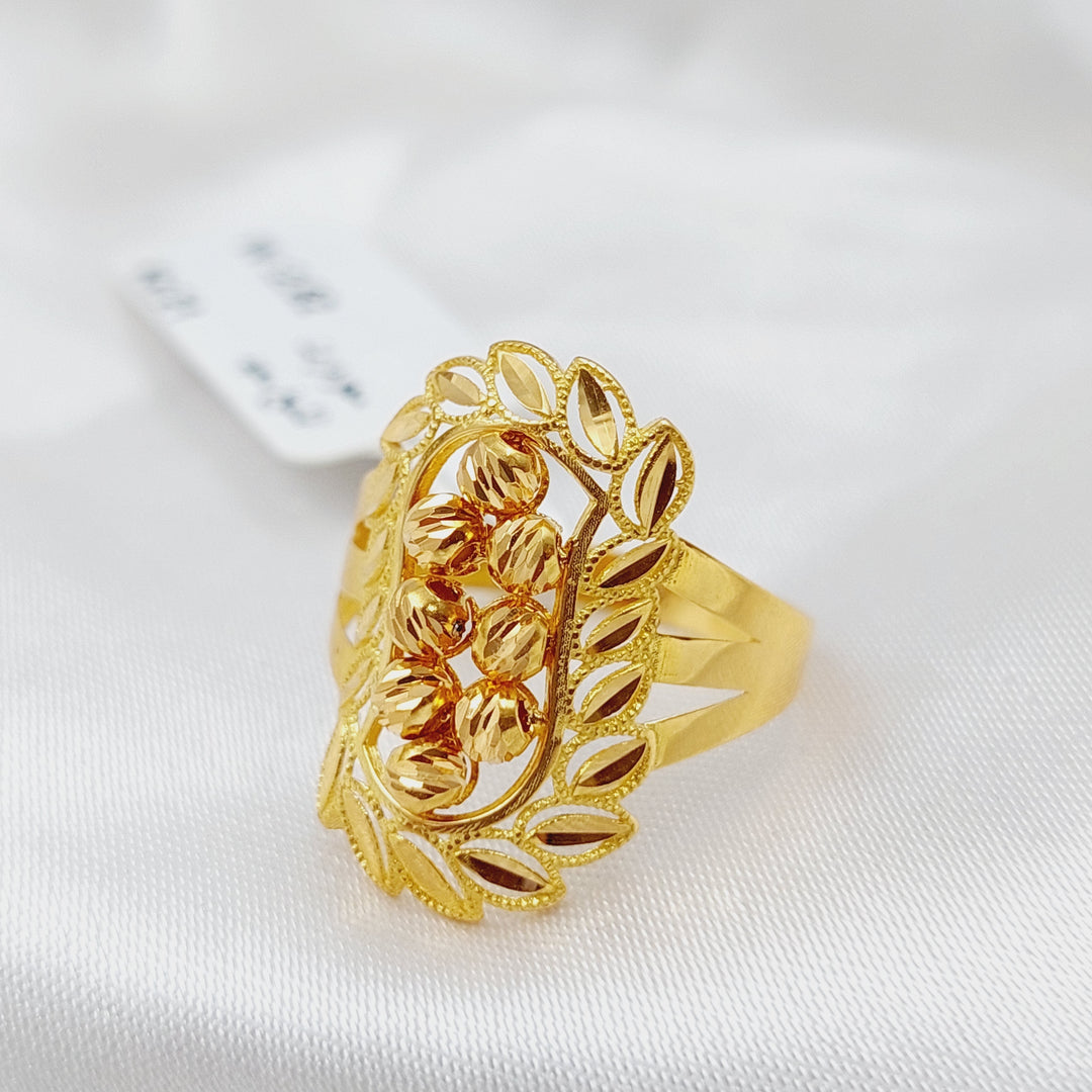 21K Gold Fancy Ring by Saeed Jewelry - Image 3