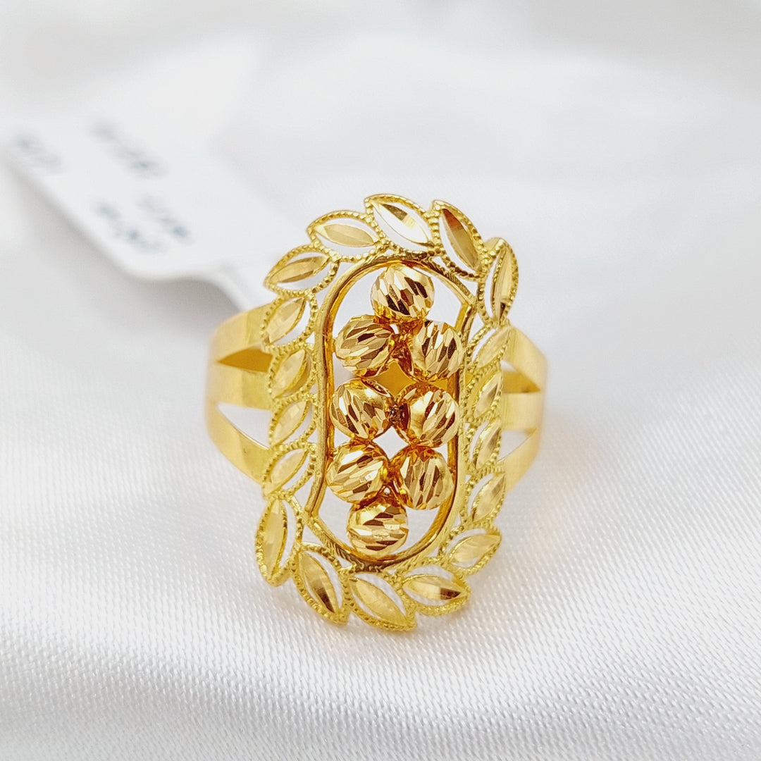 21K Gold Fancy Ring by Saeed Jewelry - Image 1