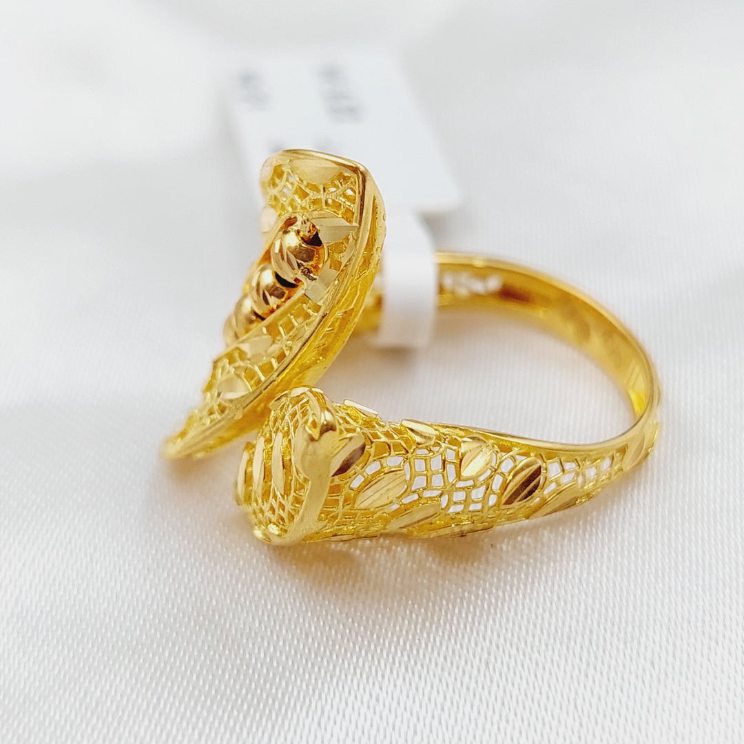 21K Gold Fancy Ring by Saeed Jewelry - Image 4