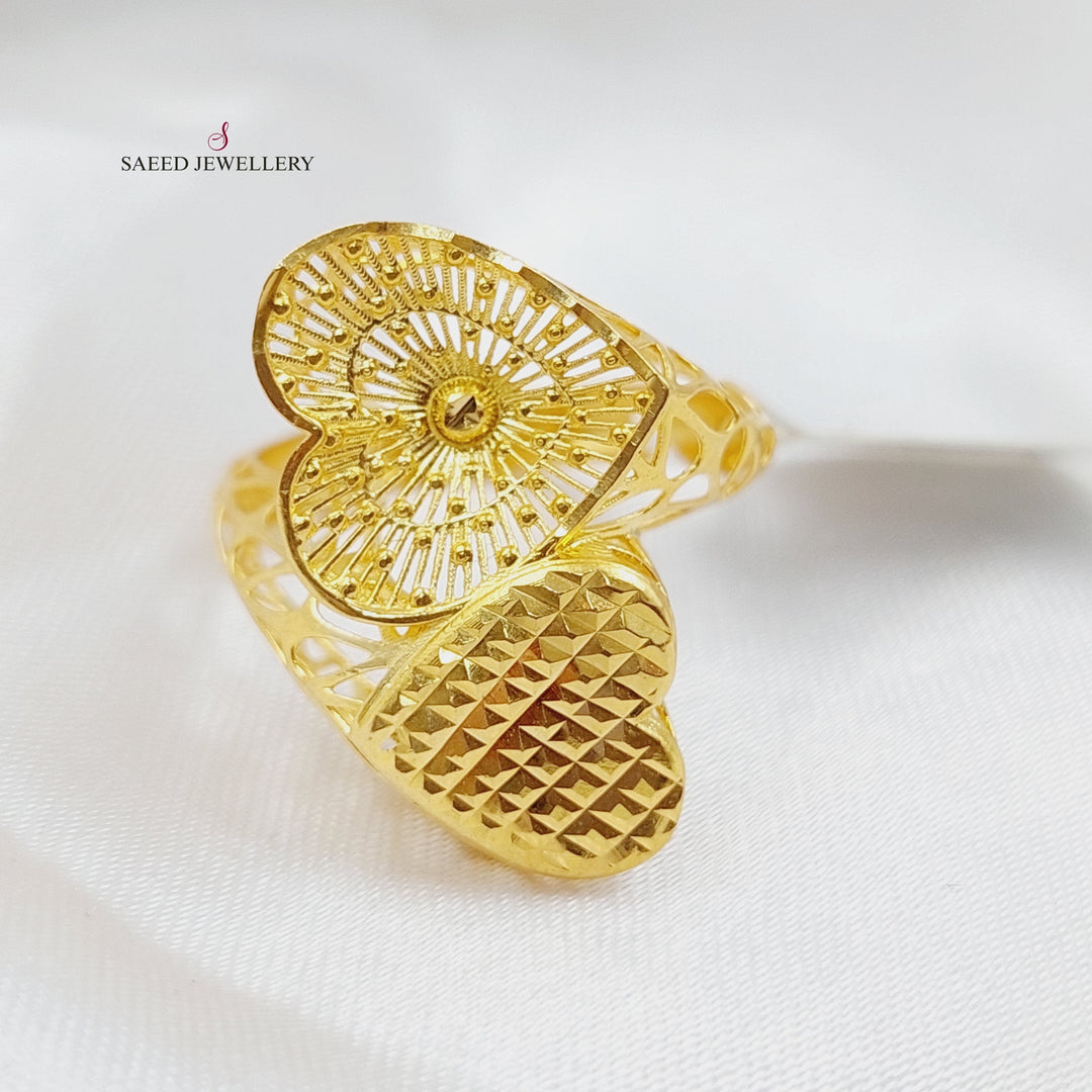 21K Gold Fancy Ring by Saeed Jewelry - Image 6