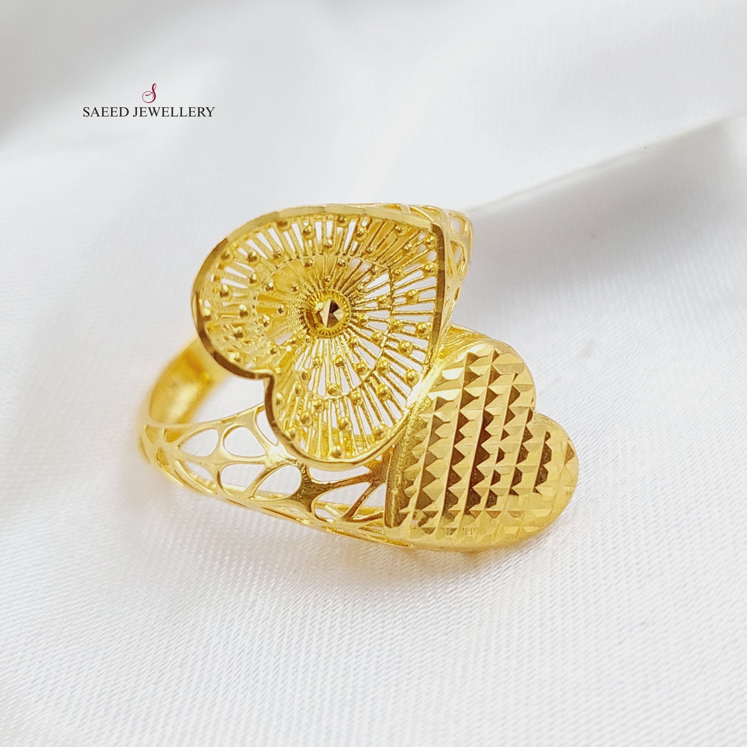 21K Gold Fancy Ring by Saeed Jewelry - Image 1