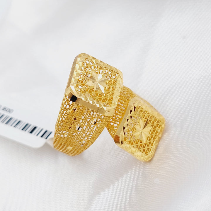 21K Gold Fancy Ring by Saeed Jewelry - Image 4