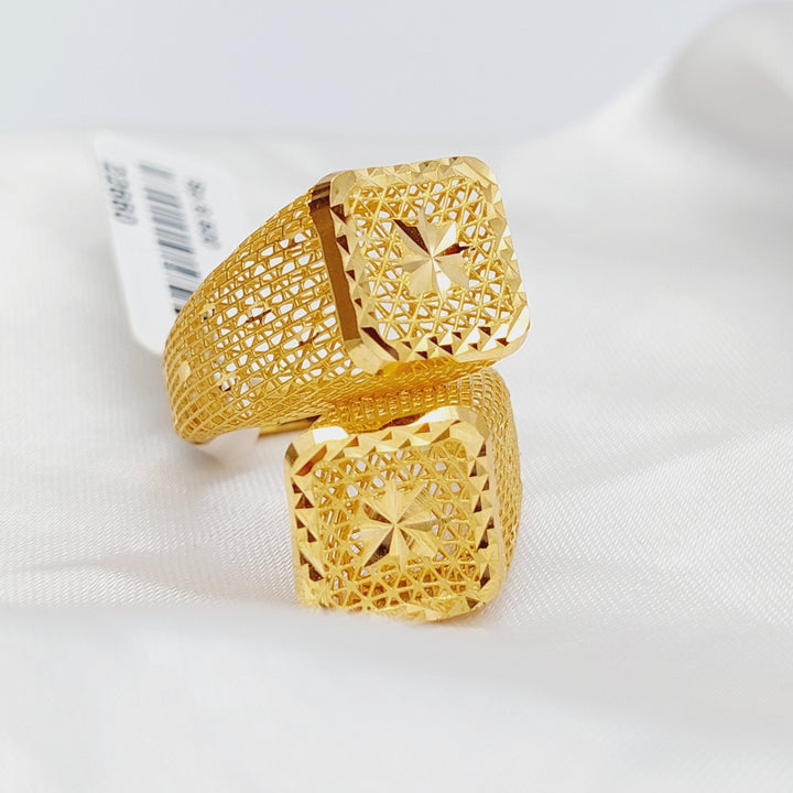 21K Gold Fancy Ring by Saeed Jewelry - Image 1