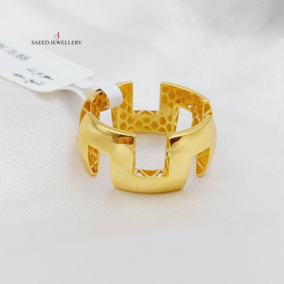 21K Gold Fancy Ring by Saeed Jewelry - Image 1