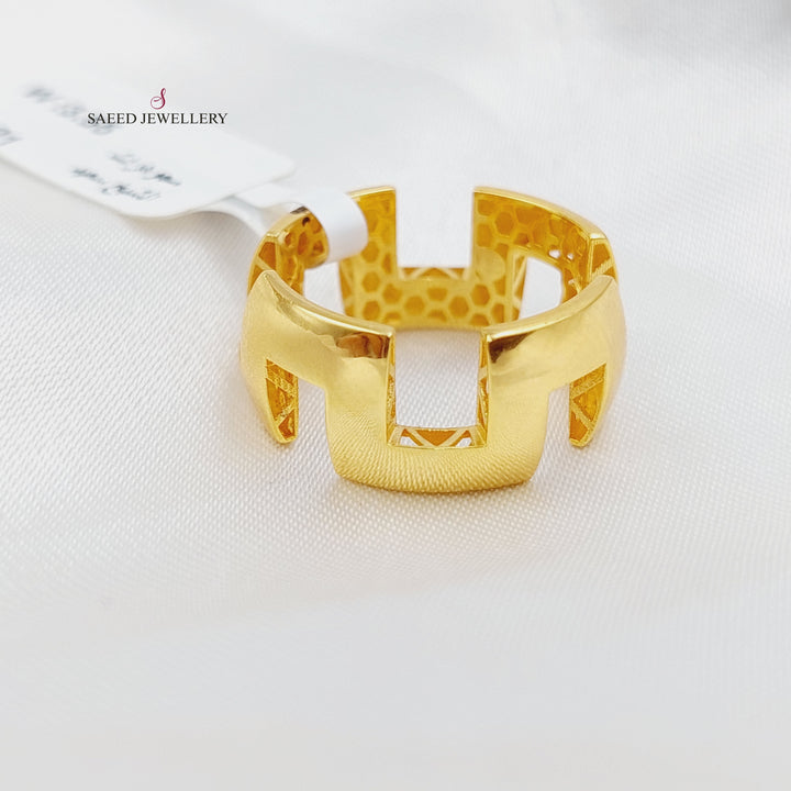 21K Gold Fancy Ring by Saeed Jewelry - Image 2