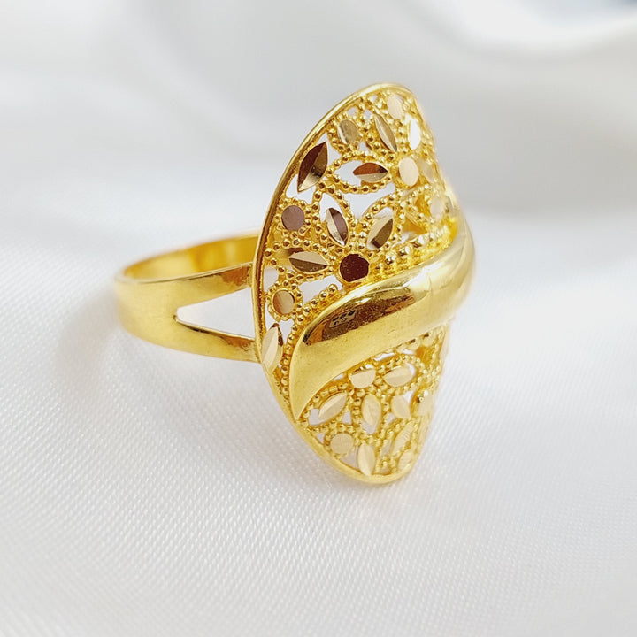 21K Gold Fancy Ring by Saeed Jewelry - Image 2