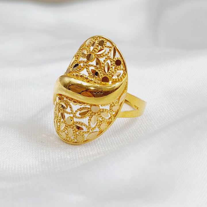 21K Gold Fancy Ring by Saeed Jewelry - Image 3