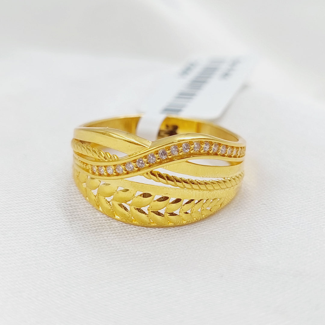 21K Gold Fancy Ring by Saeed Jewelry - Image 2