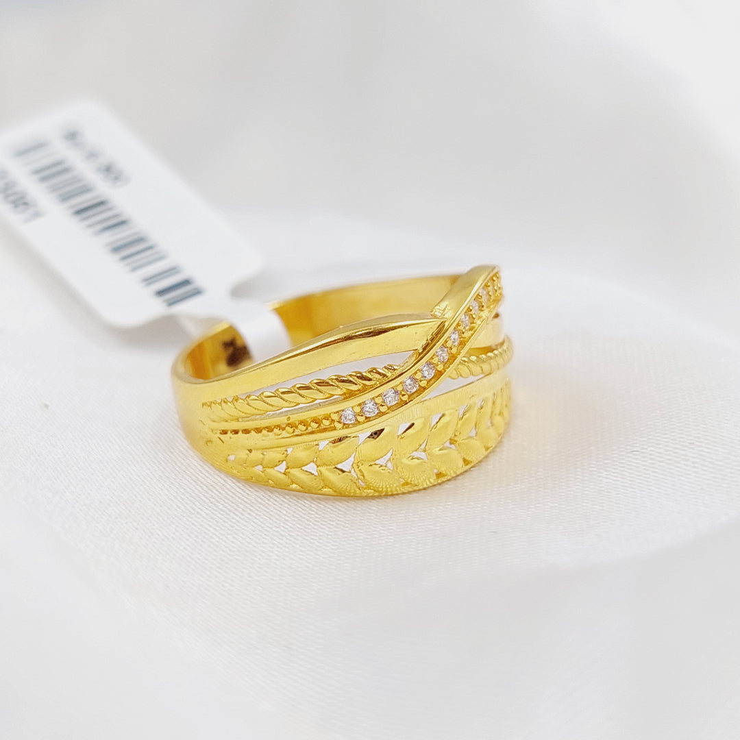 21K Gold Fancy Ring by Saeed Jewelry - Image 3