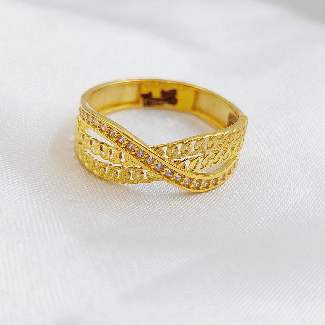 21K Gold Fancy Ring by Saeed Jewelry - Image 4