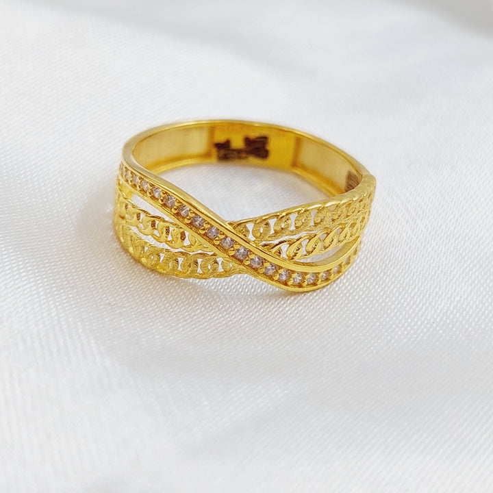 21K Gold Fancy Ring by Saeed Jewelry - Image 4