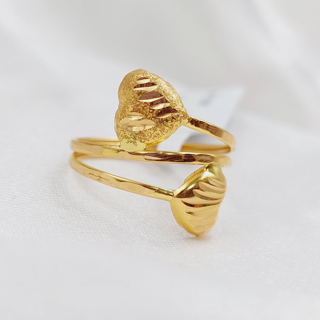 21K Gold Fancy Ring by Saeed Jewelry - Image 1