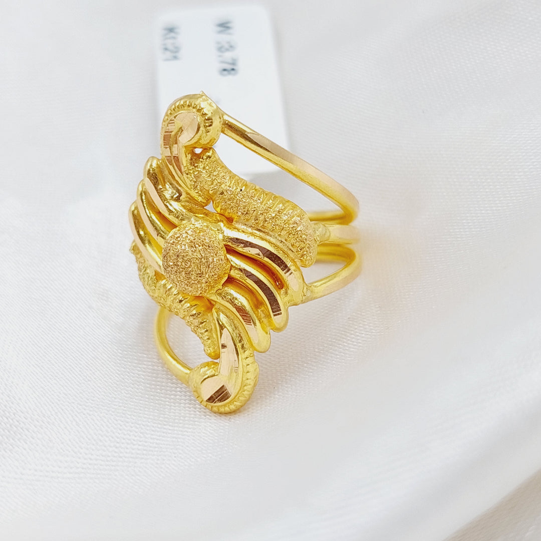 21K Gold Fancy Ring by Saeed Jewelry - Image 1