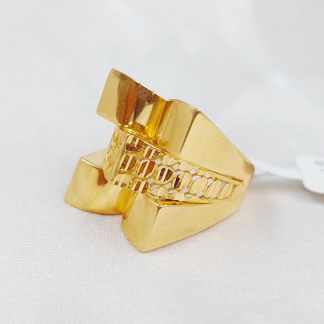 21K Gold Fancy Ring by Saeed Jewelry - Image 5