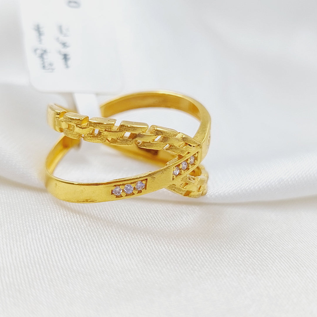 21K Gold Fancy Ring by Saeed Jewelry - Image 3