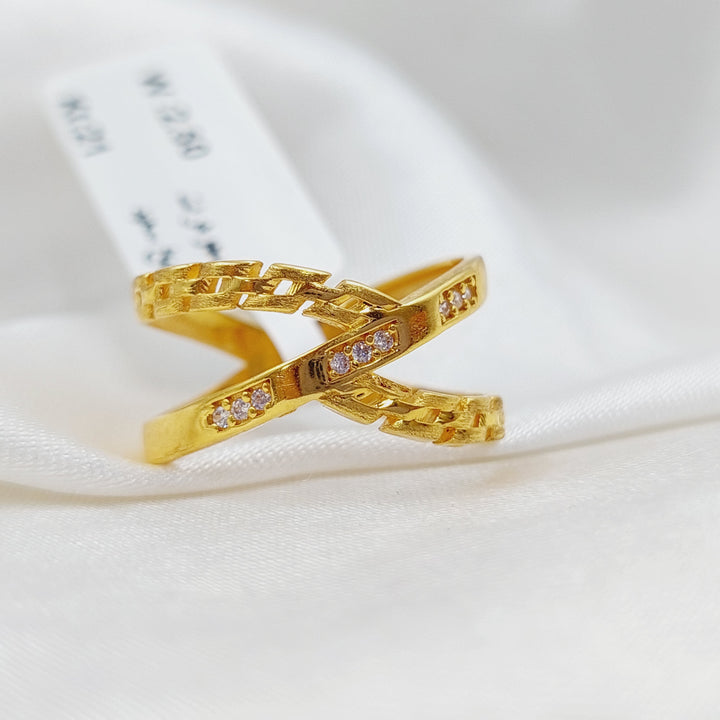 21K Gold Fancy Ring by Saeed Jewelry - Image 5