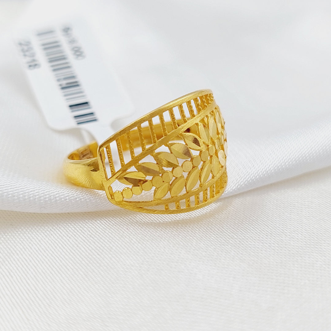 21K Gold Fancy Ring by Saeed Jewelry - Image 3