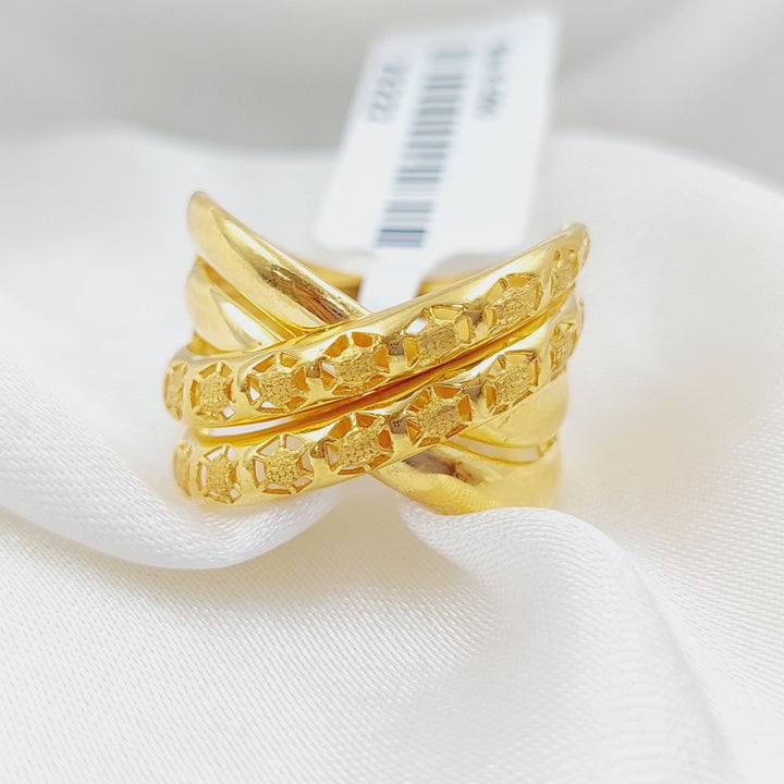 21K Gold Fancy Ring by Saeed Jewelry - Image 5