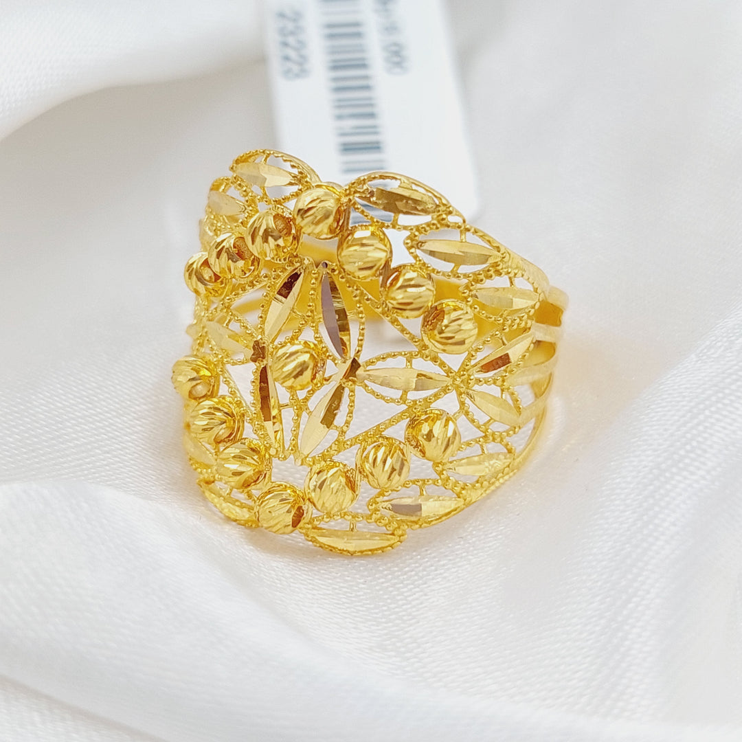 21K Gold Fancy Ring by Saeed Jewelry - Image 3