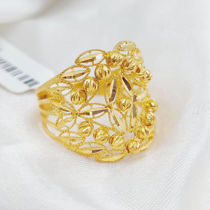 21K Gold Fancy Ring by Saeed Jewelry - Image 7