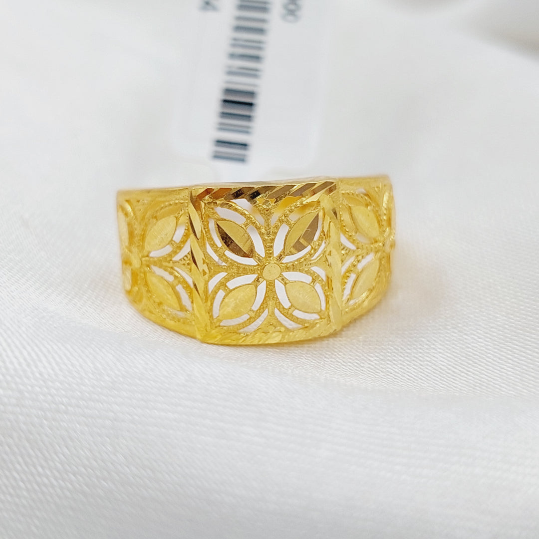 21K Gold Fancy Ring by Saeed Jewelry - Image 3