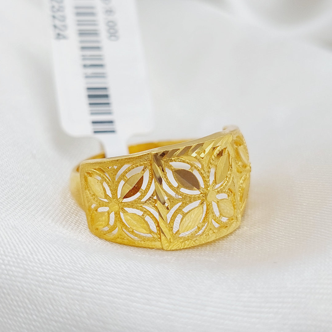 21K Gold Fancy Ring by Saeed Jewelry - Image 1