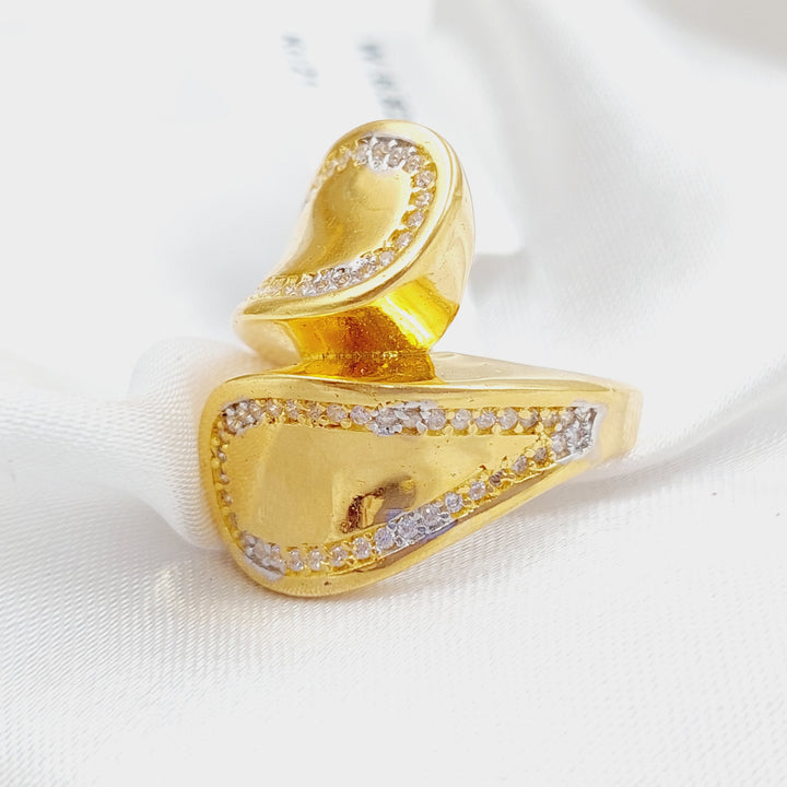 21K Gold Fancy Ring by Saeed Jewelry - Image 6