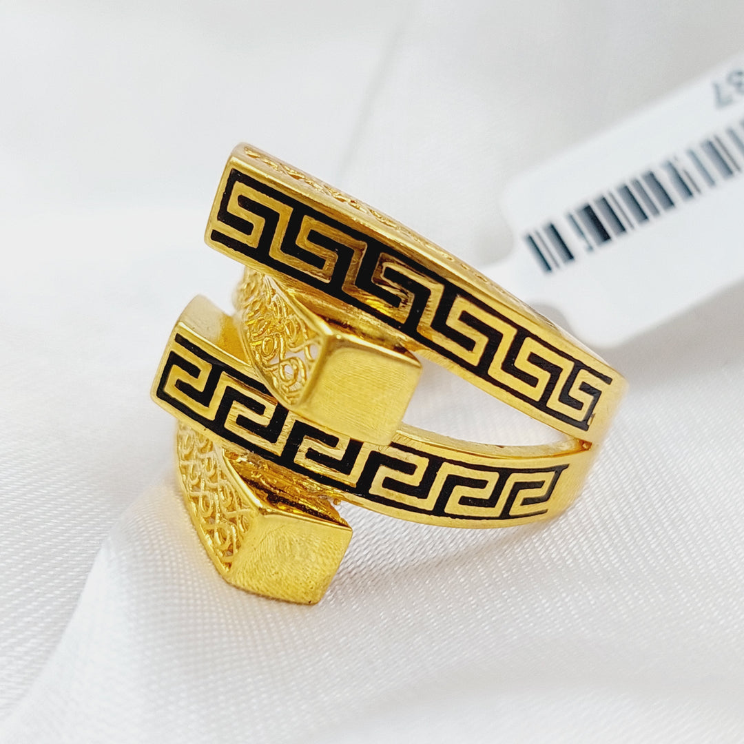 21K Gold Fancy Ring by Saeed Jewelry - Image 5