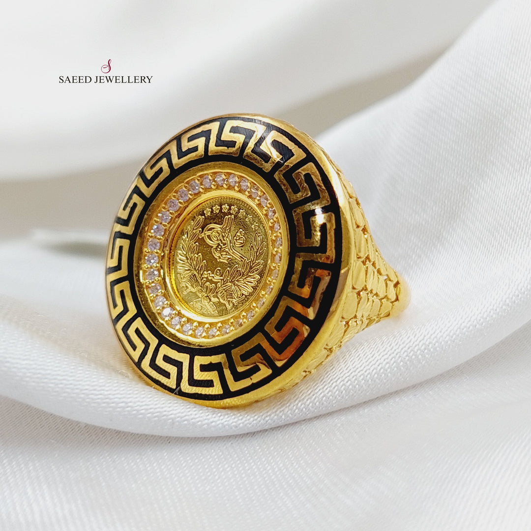 21K Gold Fancy Ring by Saeed Jewelry - Image 6