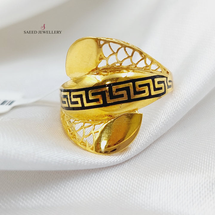 21K Gold Fancy Ring by Saeed Jewelry - Image 3