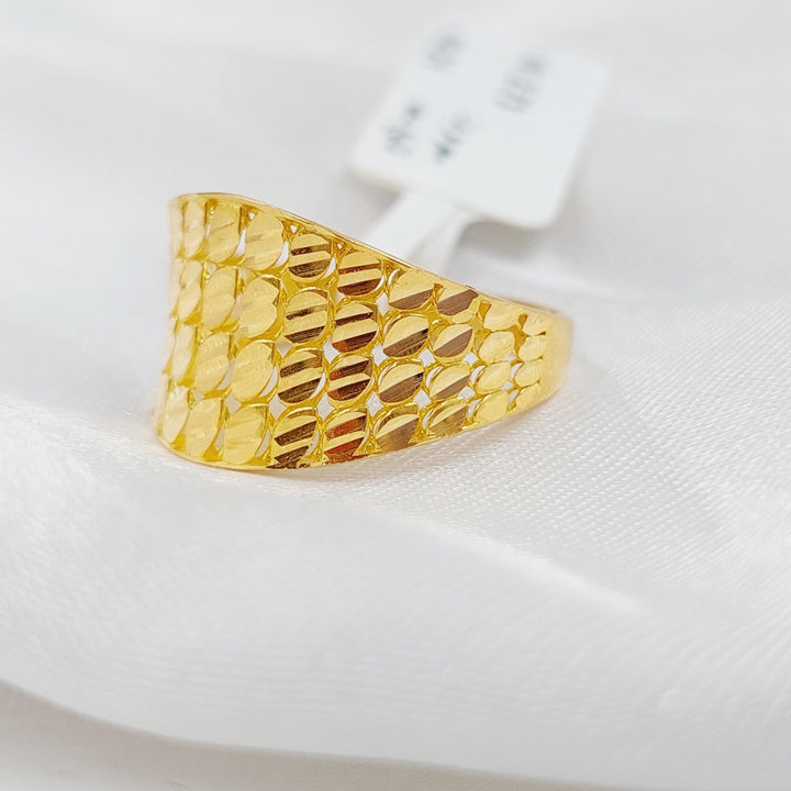 21K Gold Fancy Ring by Saeed Jewelry - Image 4