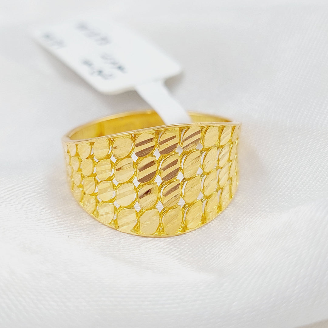 21K Gold Fancy Ring by Saeed Jewelry - Image 1