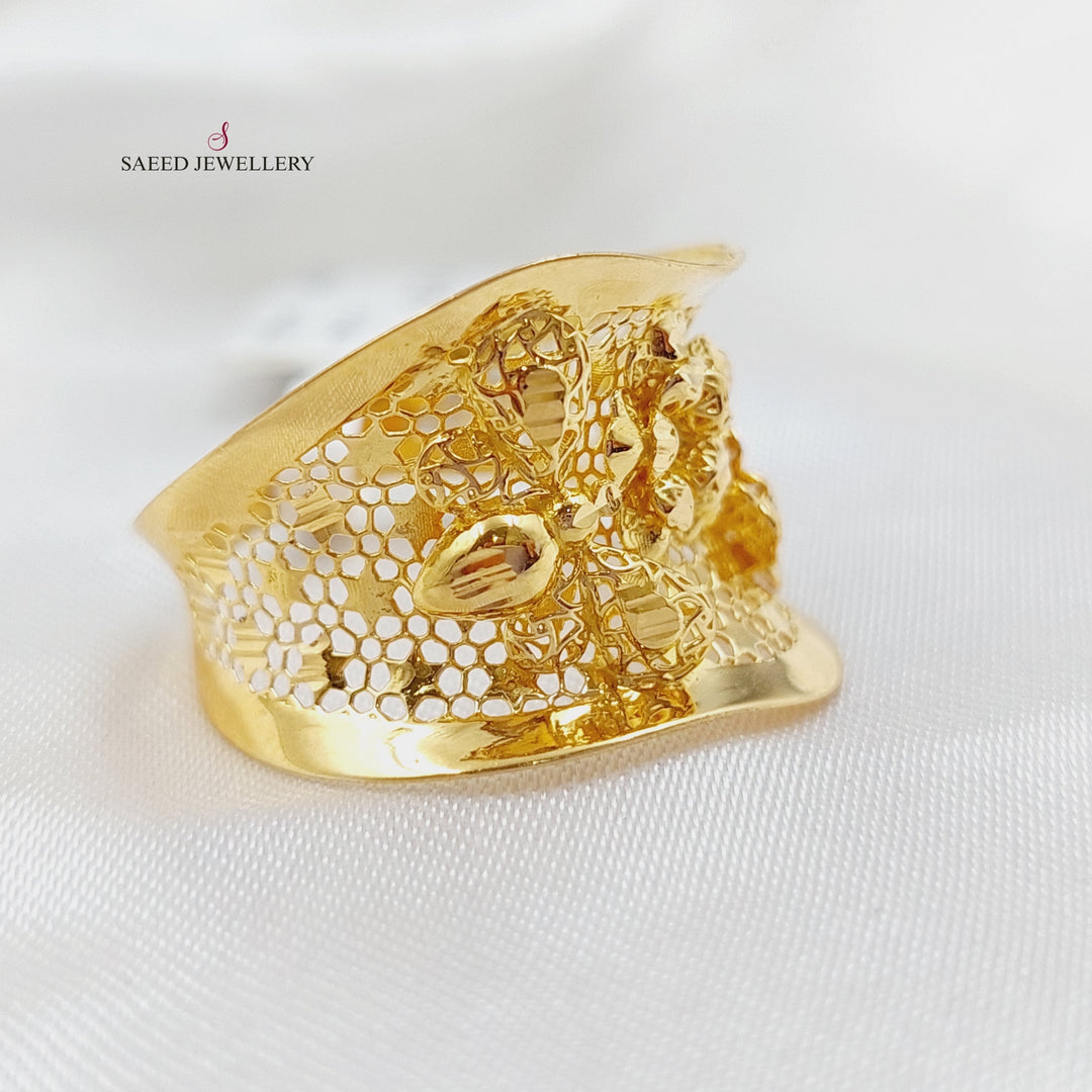 21K Gold Fancy Ring by Saeed Jewelry - Image 3