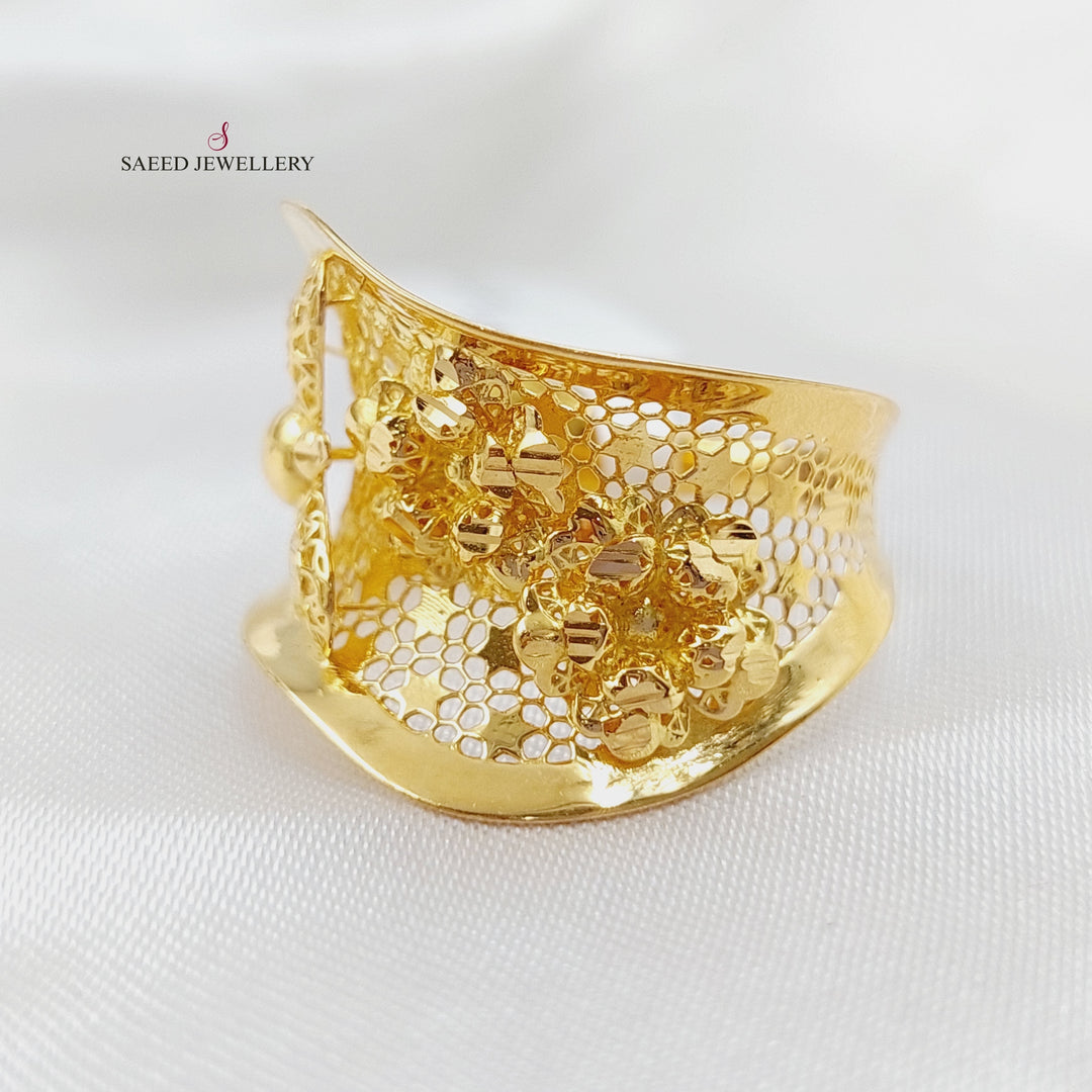 21K Gold Fancy Ring by Saeed Jewelry - Image 4