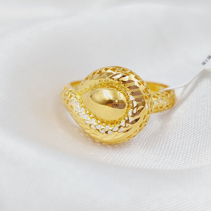 21K Gold Fancy Ring by Saeed Jewelry - Image 2