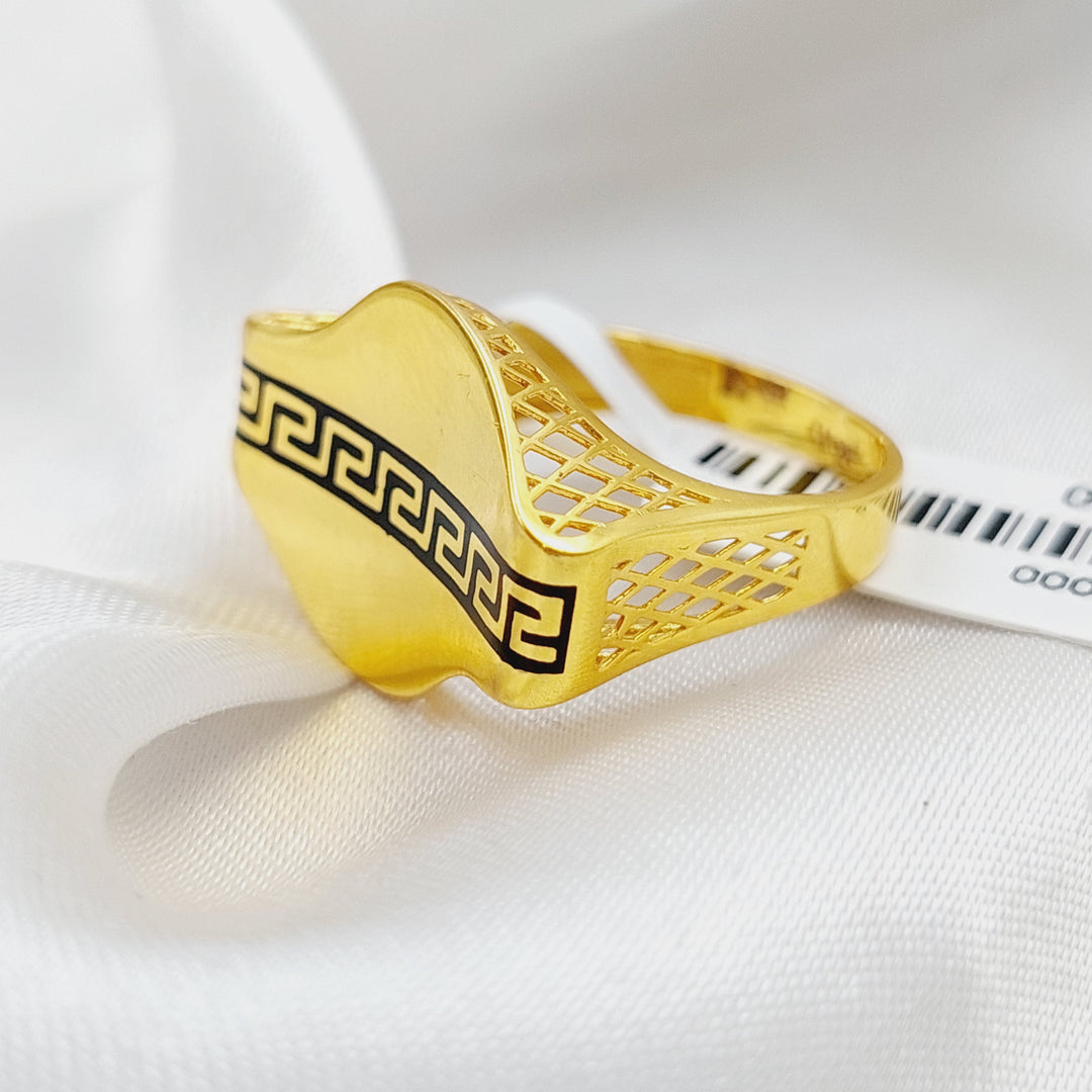 21K Gold Fancy Ring by Saeed Jewelry - Image 4