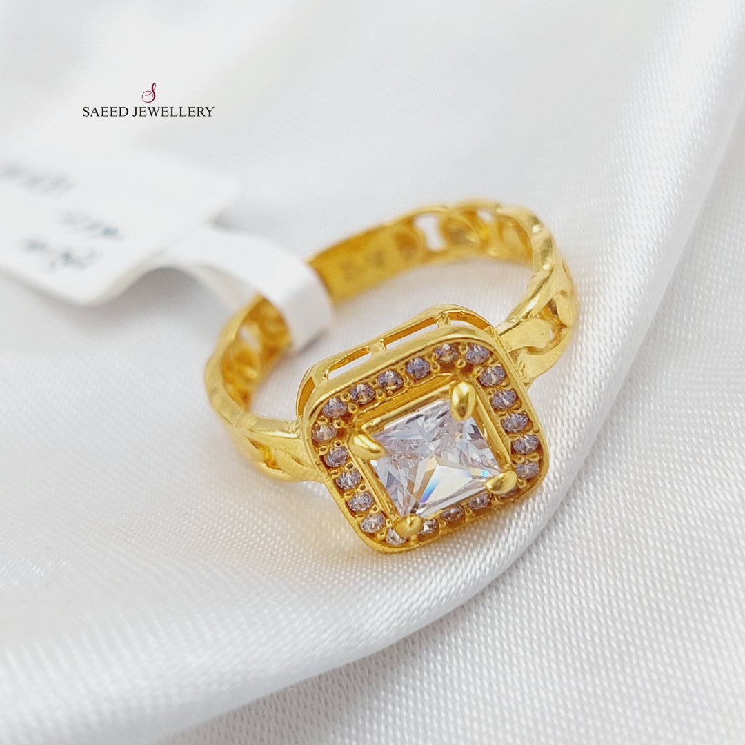 21K Gold Fancy Ring by Saeed Jewelry - Image 3