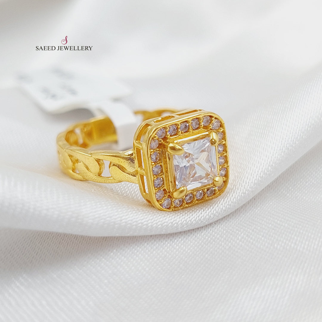 21K Gold Fancy Ring by Saeed Jewelry - Image 1