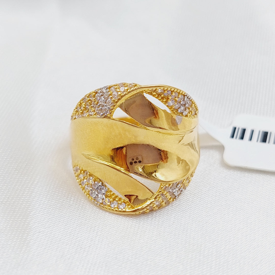 21K Gold Fancy Ring by Saeed Jewelry - Image 4