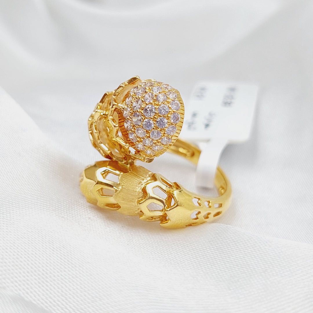 21K Gold Fancy Ring by Saeed Jewelry - Image 1