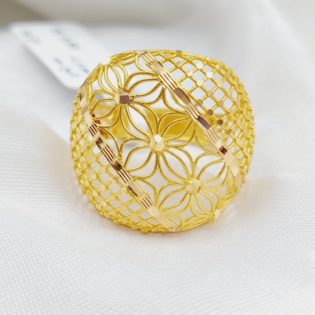 21K Gold Fancy Ring by Saeed Jewelry - Image 4