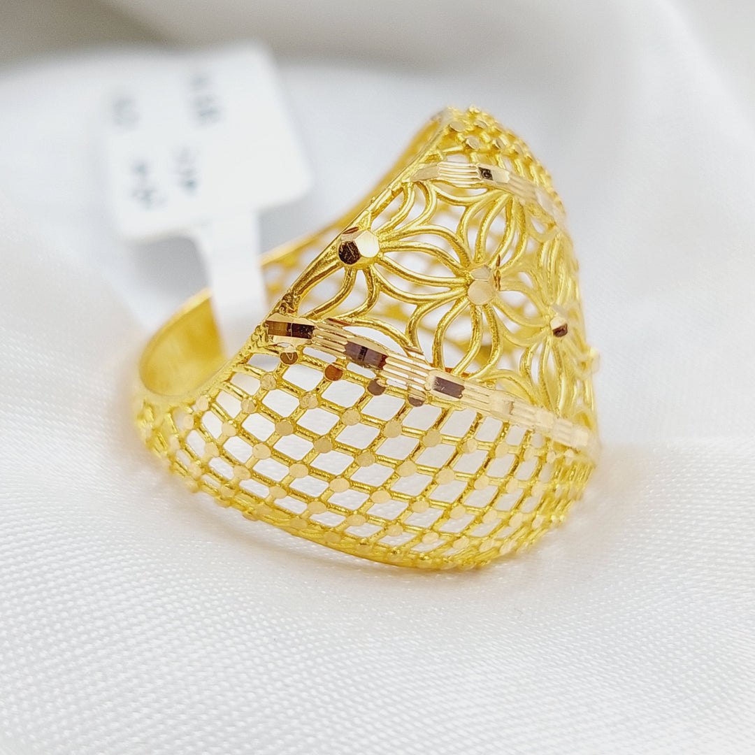 21K Gold Fancy Ring by Saeed Jewelry - Image 5