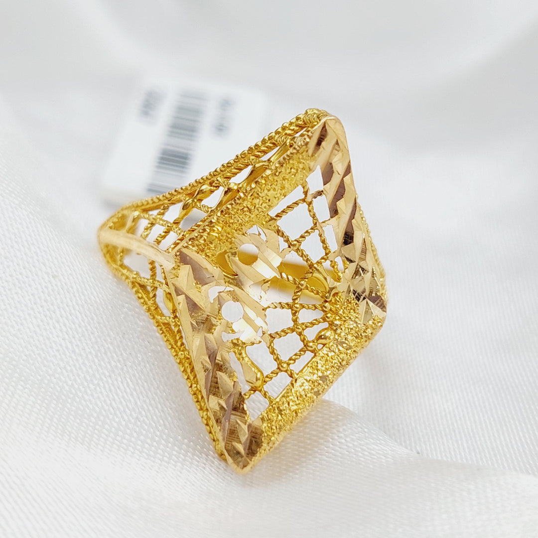 21K Gold Fancy Ring by Saeed Jewelry - Image 4