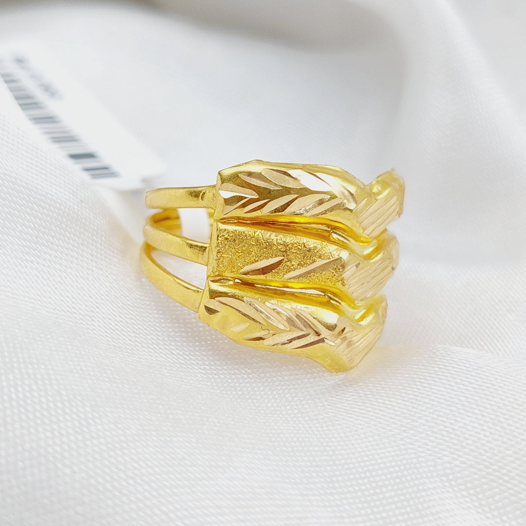 21K Gold Fancy Ring by Saeed Jewelry - Image 4