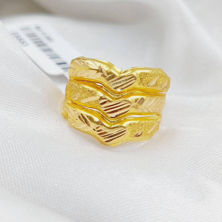 21K Gold Fancy Ring by Saeed Jewelry - Image 1