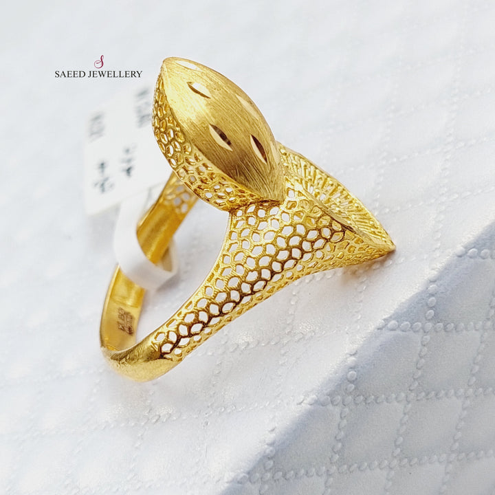 21K Gold Fancy Ring by Saeed Jewelry - Image 3