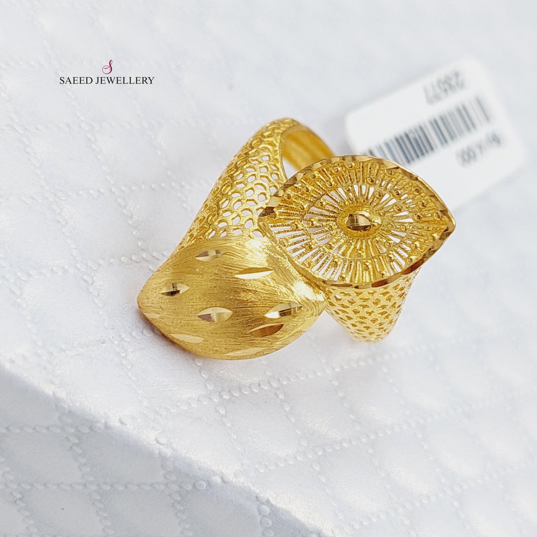 21K Gold Fancy Ring by Saeed Jewelry - Image 1