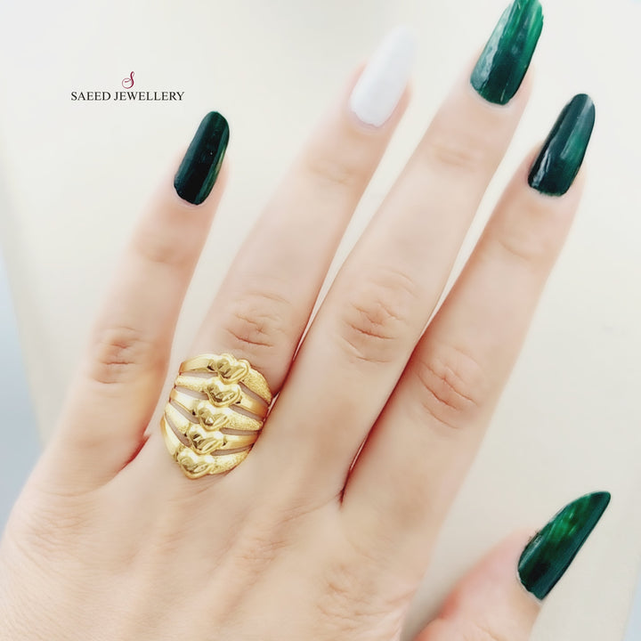 21K Gold Fancy Ring by Saeed Jewelry - Image 2